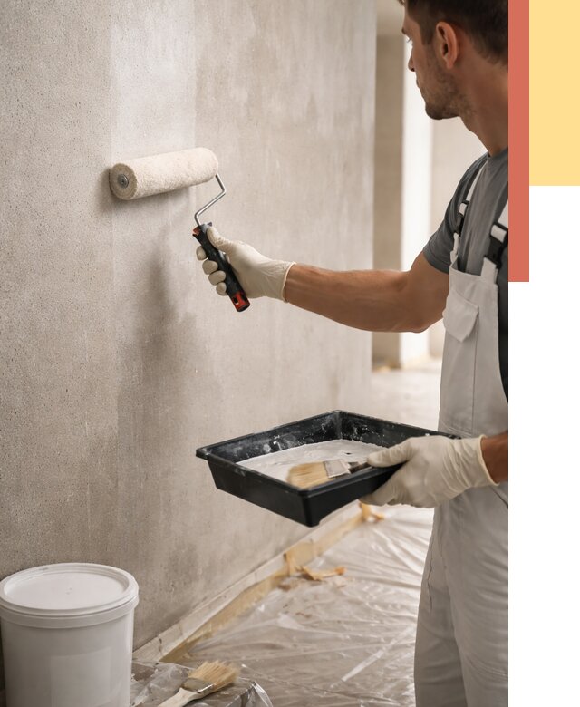 Грунтовка стен в Мичуринске от 2278 руб. м2 — быстро, недорого, с материалом | ОТДЕЛОЧНИК-Мчр