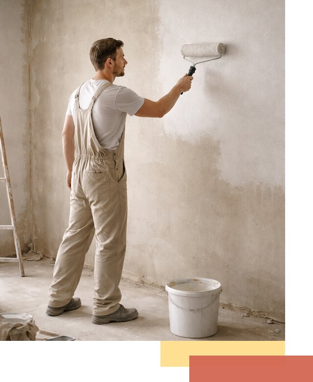 Грунтовка стен под отделку в Мичуринске профессиональным раствором