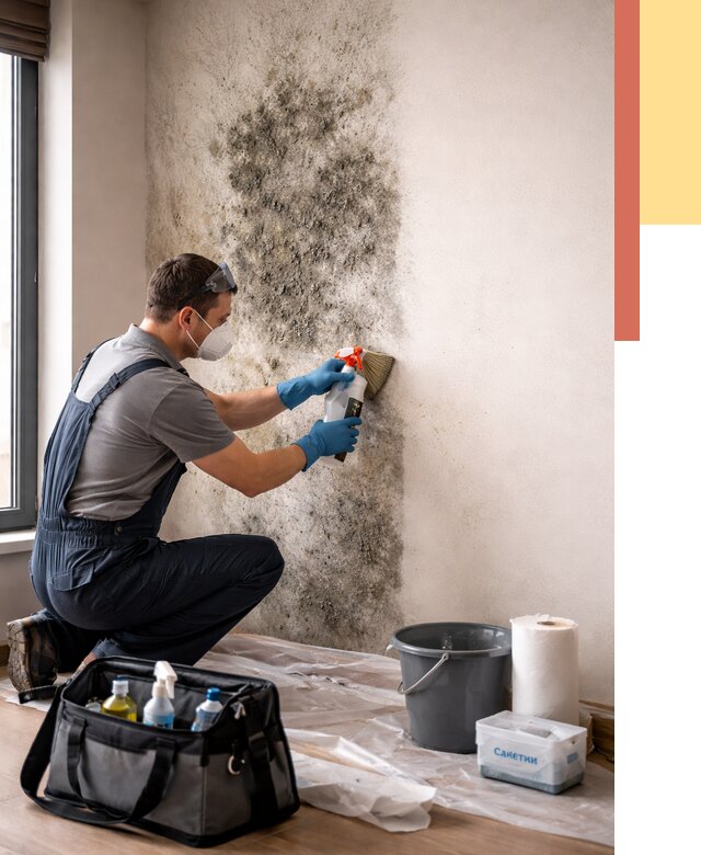 Удаление плесени со стен в Мичуринске от 2226 руб. — быстро и недорого | ОТДЕЛОЧНИК-Мчр