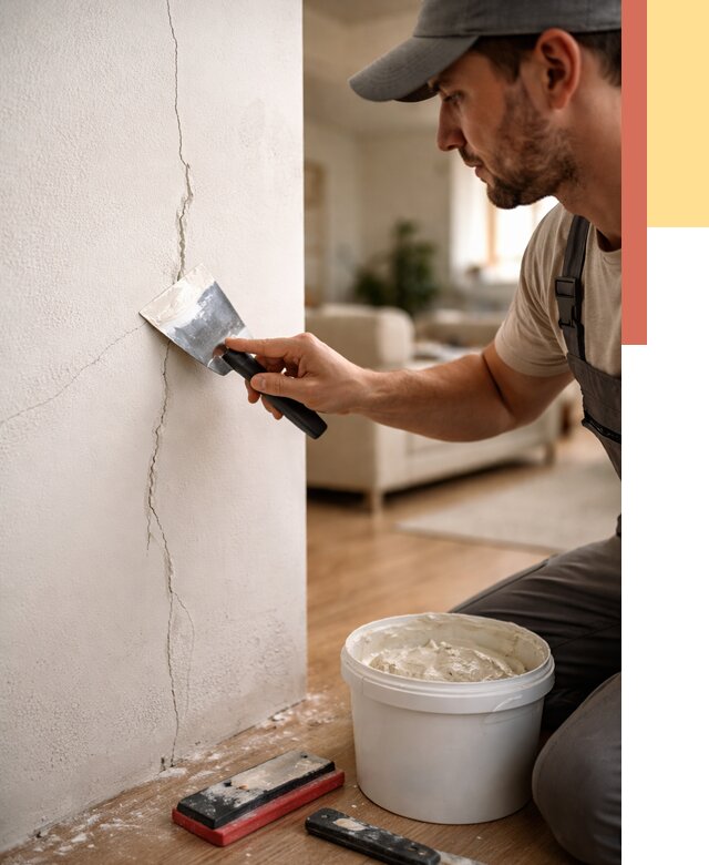 Заделка трещин и сколов в Мичуринске от 2537 руб. — быстро и недорого | ОТДЕЛОЧНИК-Мчр