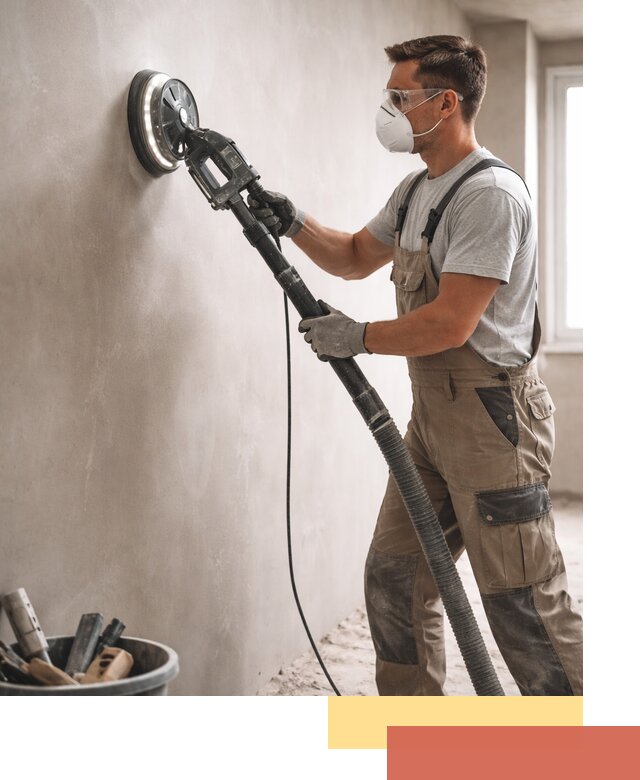 Профессиональная шлифовка стен в Мичуринске быстро и качественно