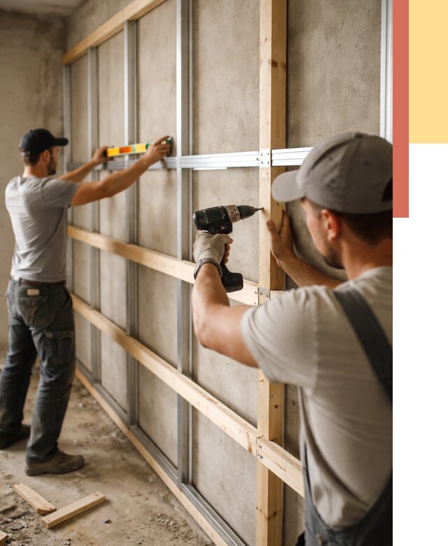 Устройство обрешетки под панели в Мичуринске от 2174 руб. — монтаж под ключ | ОТДЕЛОЧНИК-Мчр