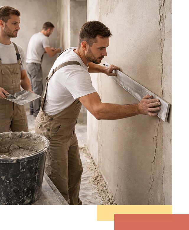 Штукатурка стен без маяков в Мичуринске быстро и качественно