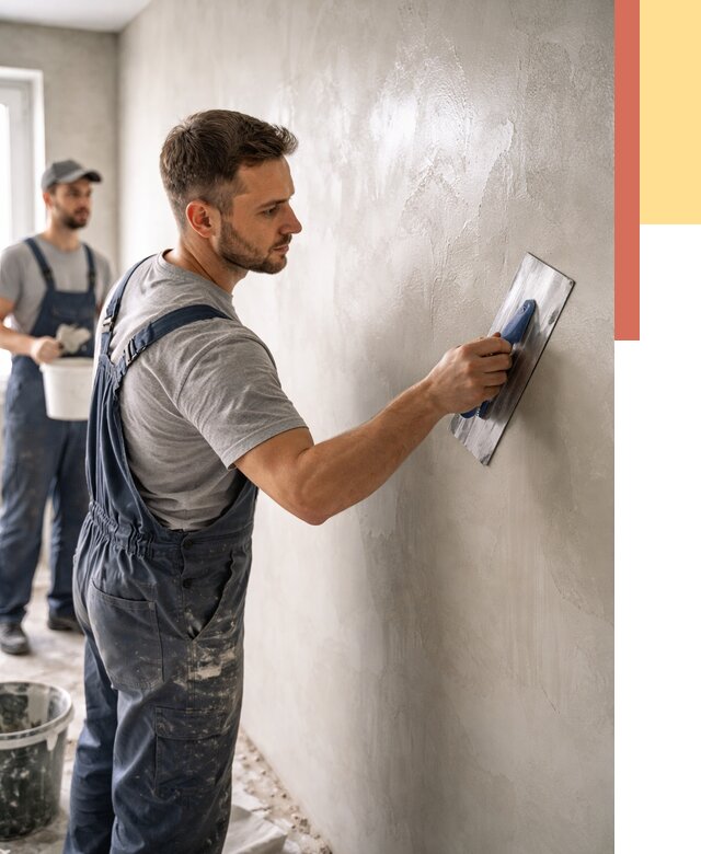 Глянцевание штукатурки стен в Мичуринске от 7766 руб. — услуги и затирка | ОТДЕЛОЧНИК-Мчр