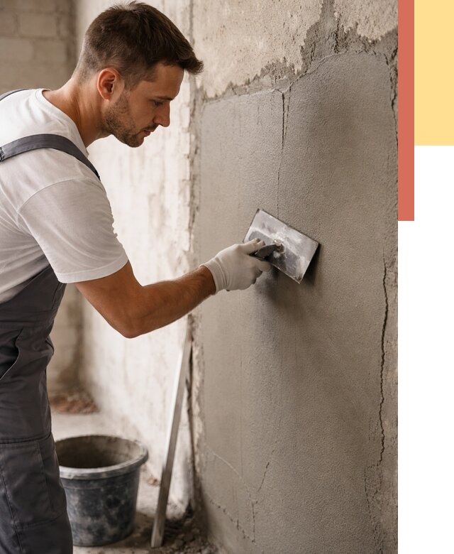 Штукатурка стен под плитку в Мичуринске от 4349 руб./м2 — выравнивание под плитку | ОТДЕЛОЧНИК-Мчр