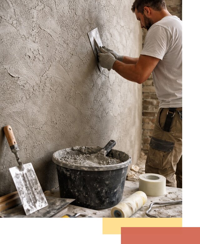 Декоративная штукатурка лофт в Мичуринске — отделка стен и потолков