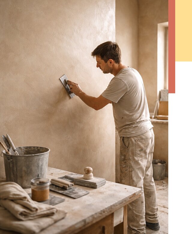 Марокканская штукатурка таделакт в Мичуринске под ключ от 4349 руб. | ОТДЕЛОЧНИК-Мчр