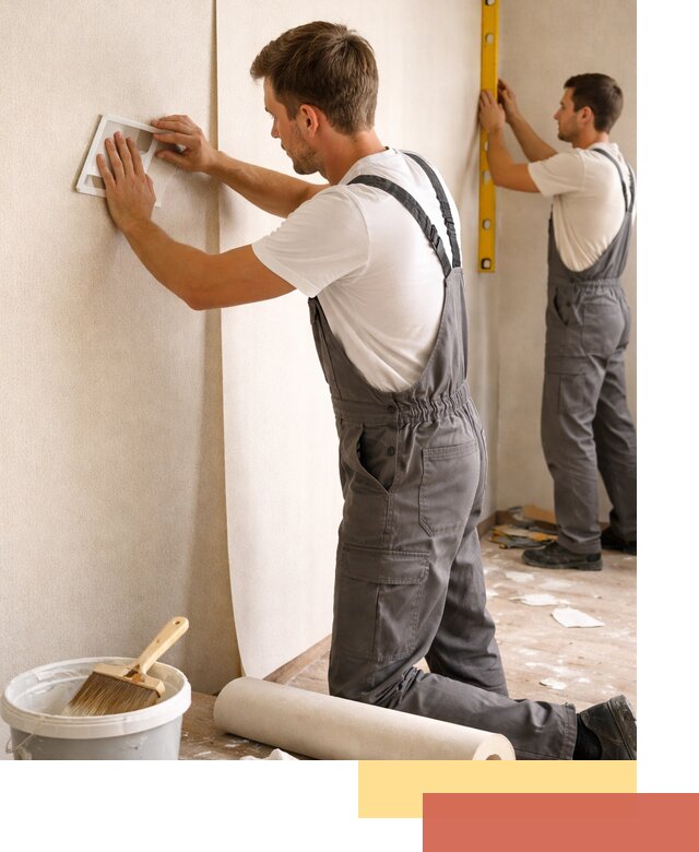 Поклейка бумажных обоев в Мичуринске качественно и недорого