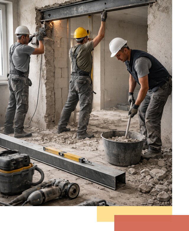 Создание проемов в стенах и несущих конструкциях в Мичуринске