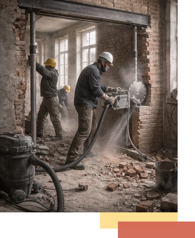 Прорезка проема в стене под дверной или оконный проем в Мичуринске