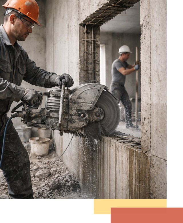 Алмазная резка проемов в Мичуринске быстро и точно