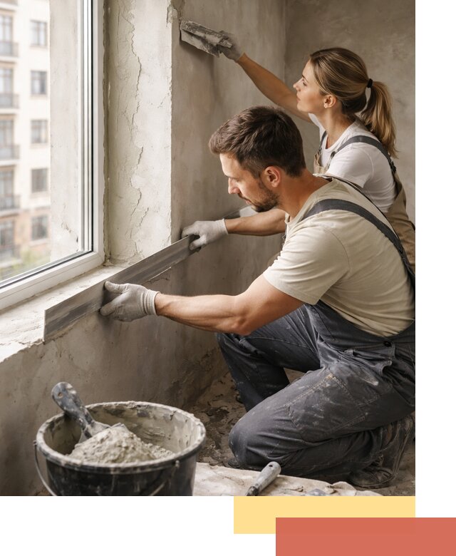 Штукатурка откосов дверей и окон профессионально в Мичуринске