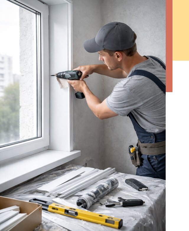 Установка пластиковых откосов в Мичуринске от 2330 руб. | ОТДЕЛОЧНИК-Мчр монтаж, быстро и недорого