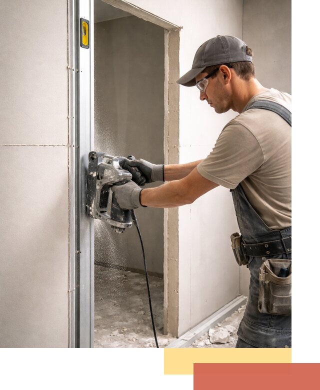 Устройство дверного проема в перегородке в Мичуринске