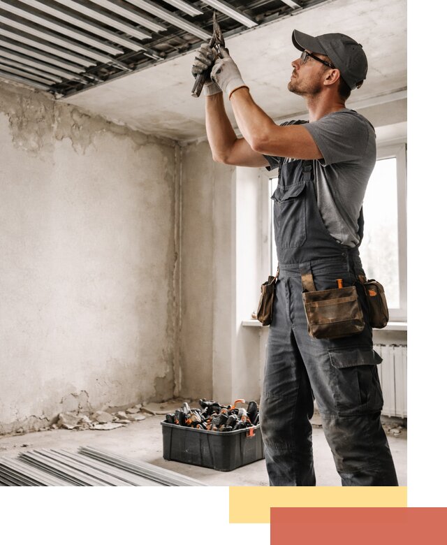 Демонтаж реечного потолка в Мичуринске быстро и аккуратно