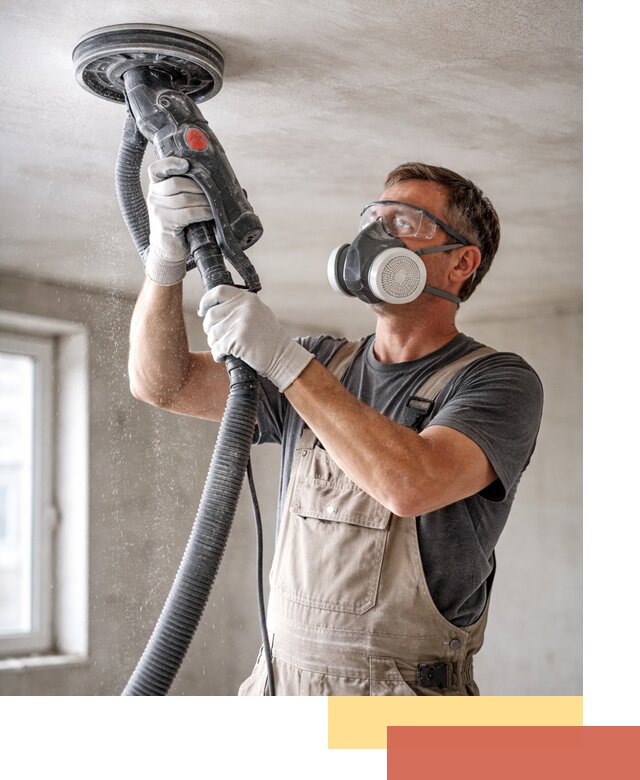 Шлифовка потолка в Мичуринске — качественная подготовка под отделку