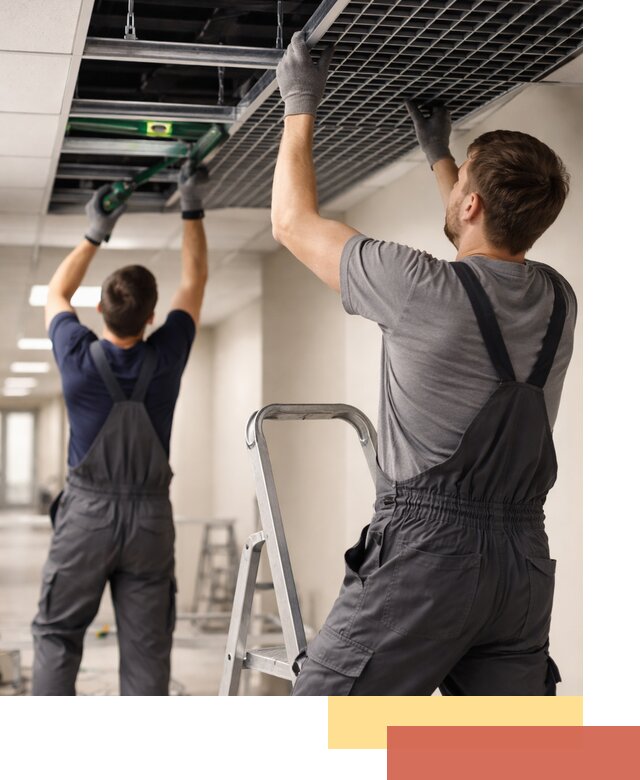 Монтаж потолка Грильято в Мичуринске: установка под ключ качественно