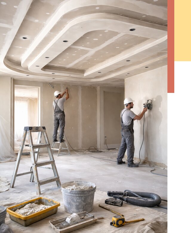 Многоуровневый потолок из гипсокартона в Мичуринске от 777 руб. под ключ | ОТДЕЛОЧНИК-Мчр