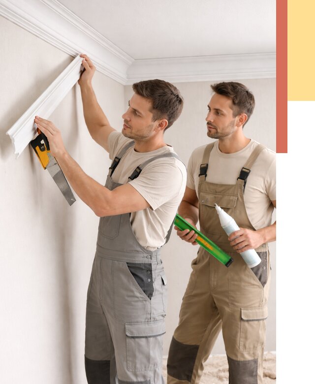 Монтаж потолочного плинтуса в Мичуринске от 2381 руб. — быстро и недорого | ОТДЕЛОЧНИК-Мчр
