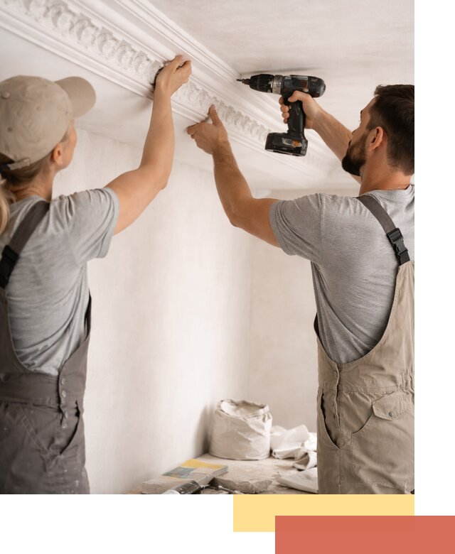 Профессиональный монтаж лепнины на потолок в Мичуринске