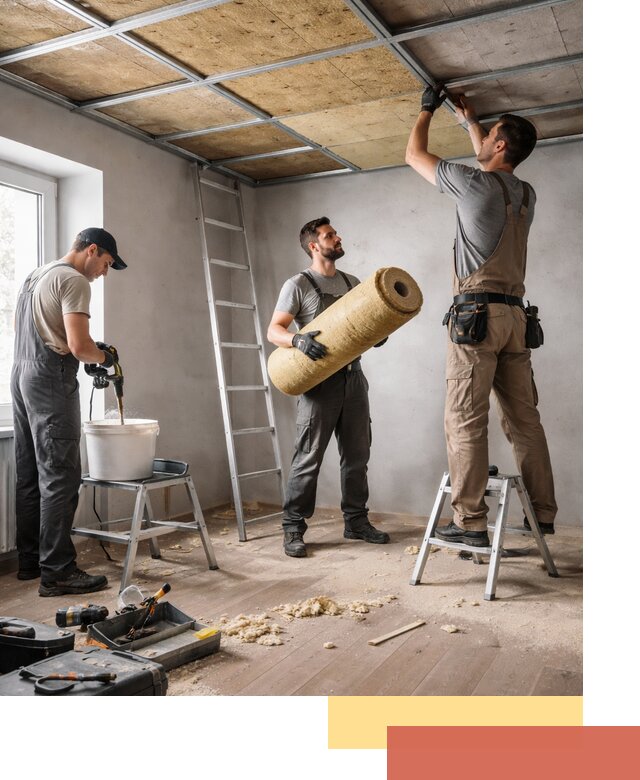 Шумоизоляция потолка в Мичуринске: профессиональный монтаж и отделка