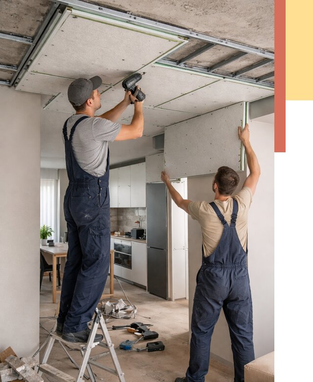 Шумоизоляция потолка панелями зипс в Мичуринске от 1915 руб. под ключ | ОТДЕЛОЧНИК-Мчр